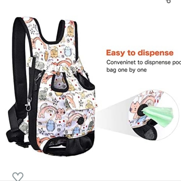 Petmolico pet backpack for hiking and shopping. Cat design. XL size. - Picture 7 of 9